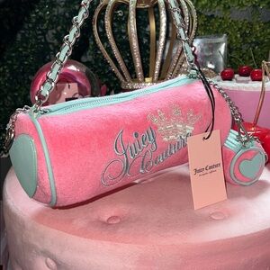 🩷🍒Juicy couture tootsie barrel bag set
